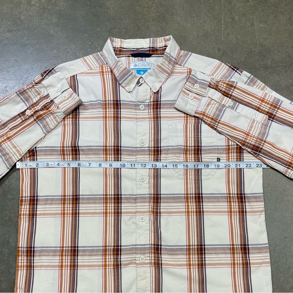 Columbia Long Sleeve Check Plaid Button Front Shirt - Picture 5 of 8